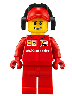 LEGO Scuderia Ferrari Team Crew Member (sc015) Speed Champions Minifigure