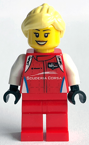 LEGO Ferrari 488 GT3 "Scuderia Corsa" Driver (sc056) Speed Champions Minifigure