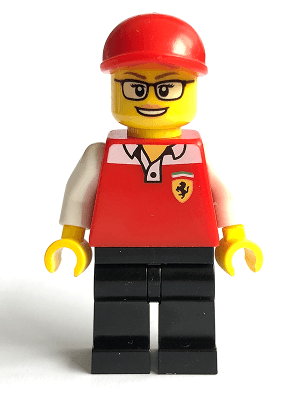 LEGO Ferrari Race Marshal (sc060) Speed Champions Minifigure