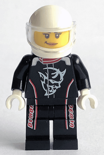 LEGO 2018 Dodge Challenger SRT Demon Driver (sc076) Speed Champions Minifigure