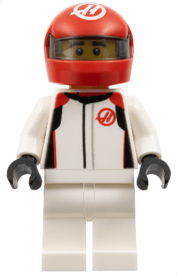LEGO MoneyGram Haas F1 Team VF-24 Driver (sc130) Speed Champions Minifigure