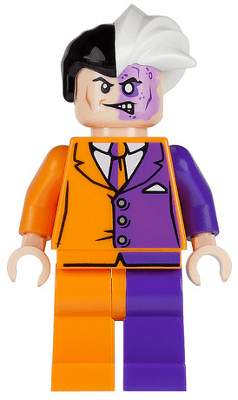 LEGO Two-Face (sh0007) Super Heroes Minifigure