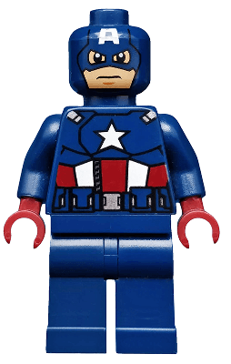 LEGO Captain America (sh0014) Super Heroes Minifigure