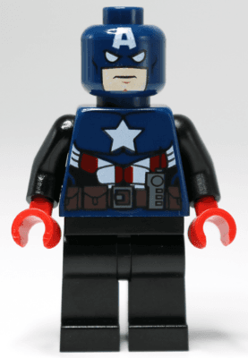 LEGO Captain America (Toy Fair 2012 Exclusive) (sh0028) Super Heroes Minifigure