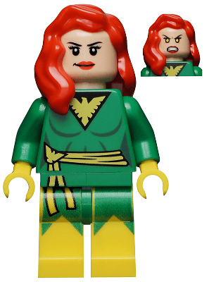 LEGO Jean Grey in Phoenix Costume (Comic-Con 2012 Exclusive) (sh0044) Super Heroes Minifigure