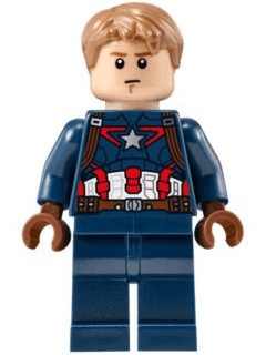 LEGO Captain America (sh0184) Super Heroes Minifigure
