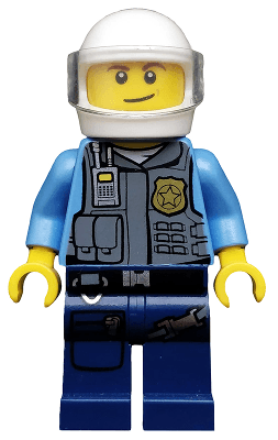 LEGO Police Officer (sh0203) Super Heroes Minifigure