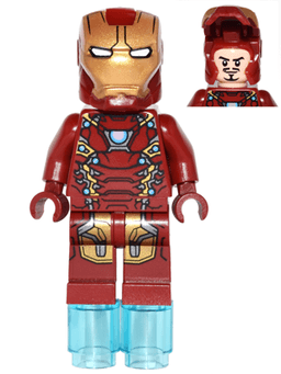 Iron Man - Mark 46 Armor, Small Helmet Visor, Foot Repulsors
