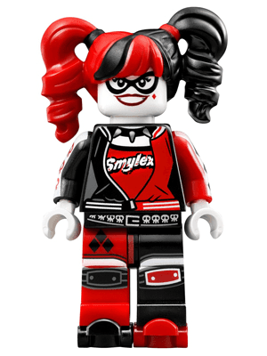 Harley Quinn - Pigtails, Black Eye Mask, Roller Skates