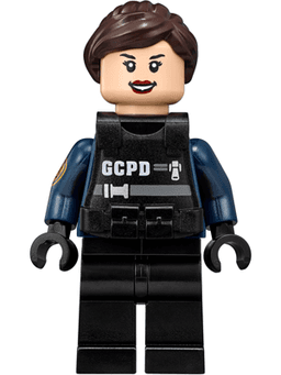 LEGO GCPD Officer SWAT Gear Female (sh0416) minifigure