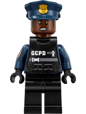 LEGO GCPD Officer SWAT Gear Male (sh0417) Super Heroes Minifigure
