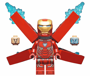 LEGO Iron Man Mark 50 Armor (sh0497a) Super Heroes Minifigure