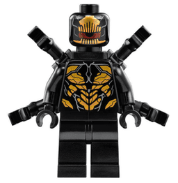 Outrider - Extended Arms, Torso with Long Dark Bluish Gray Tips at Neck