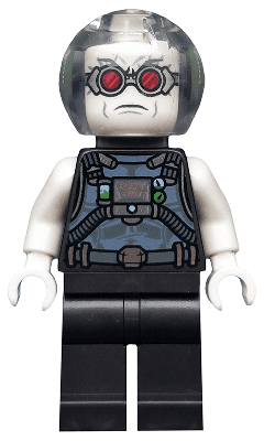 LEGO Mr. Freeze Pearl Dark Gray Neck Bracket (sh0587) Super Heroes Minifigure