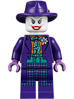 The Joker - Dark Turquoise Bow Tie, Printed Legs