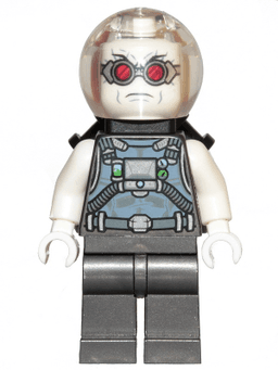 LEGO Mr. Freeze Pearl Dark Gray Neck Bracket with 4 Angled Handles (sh0621) minifigure