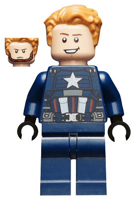 LEGO Captain America (sh0625) Super Heroes Minifigure