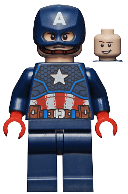 LEGO Captain America (sh0686) Super Heroes Minifigure
