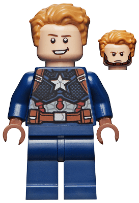 LEGO Captain America (sh0729) Super Heroes Minifigure