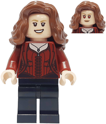 The Scarlet Witch (Wanda Maximoff) - Plain Legs, Reddish Brown Hair