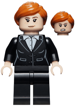 Pepper Potts - Black Suit, Dark Orange Ponytail
