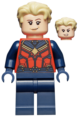 Captain Marvel (Carol Danvers) - Tan Hair Swept Back