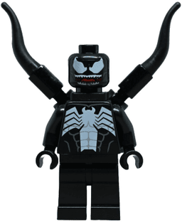 Venom - White Teeth Parted, 2 Back Appendages Symmetrical