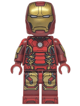 Iron Man - Mark 43 Armor, Light Nougat Head, Printed Arms