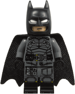 Batman - Dark Bluish Gray Suit, Cowl with White Eyes, Black Boots