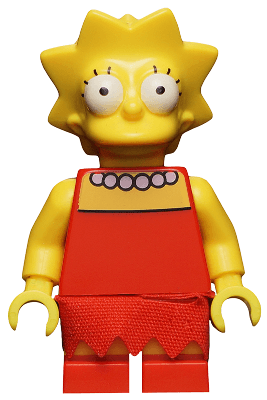 LEGO Lisa Simpson The Simpsons Series 1 (Minifigure Only without Stand and Access (sim010) Collectible Minifigures Minifigure