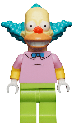 Krusty the Clown, The Simpsons, Series 1 (Minifigure Only without Stand and Accessories)