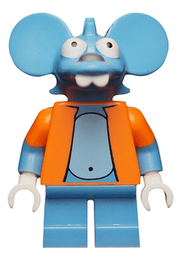 LEGO Itchy The Simpsons Series 1 (Minifigure Only without Stand and Accessories) (sim019) minifigure