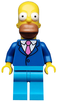 LEGO Date Night Homer The Simpsons Series 2 (Minifigure Only without Stand and Ac (sim028) Collectible Minifigures Minifigure