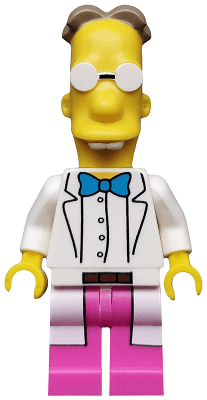 LEGO Professor Frink The Simpsons Series 2 (Minifigure Only without Stand and Acc (sim035) Collectible Minifigures Minifigure
