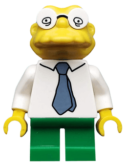LEGO Hans Moleman The Simpsons Series 2 (Minifigure Only without Stand and Accessories) (sim036) minifigure