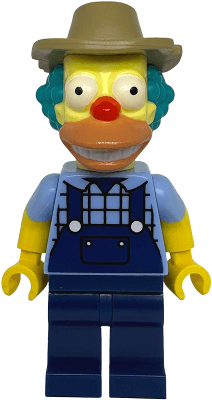 LEGO Farmer Krusty (sim045) The Simpsons Minifigure