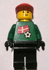 LEGO Soccer Player (soc011s01) Sports Minifigure