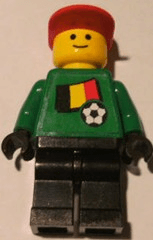 LEGO Soccer Player (soc011s02) Sports Minifigure