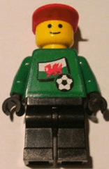 LEGO Soccer Player (soc011s04) Sports Minifigure