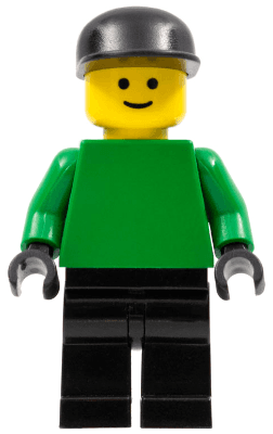 LEGO Soccer Player White/Black Team Goalie (soc012) minifigure