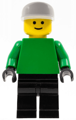 LEGO Soccer Player White/Blue Team Goalie (soc013) minifigure
