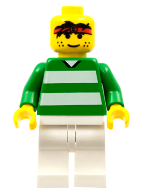 LEGO Soccer Player (soc016) Sports Minifigure