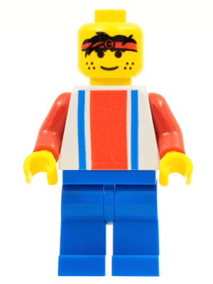 LEGO Soccer Player (soc017) Sports Minifigure