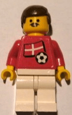 LEGO Soccer Player (soc018s01) Sports Minifigure