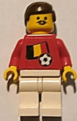 LEGO Soccer Player (soc018s02) Sports Minifigure