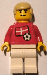 LEGO Soccer Player (soc024s01) Sports Minifigure