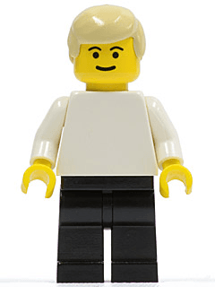 LEGO Soccer Player White/Black Team Player 2 (soc025) Sports Minifigure
