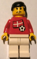 LEGO Soccer Player (soc030s01) Sports Minifigure