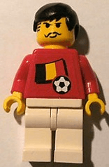 LEGO Soccer Player (soc030s02) Sports Minifigure