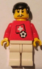 LEGO Soccer Player (soc030s03) Sports Minifigure